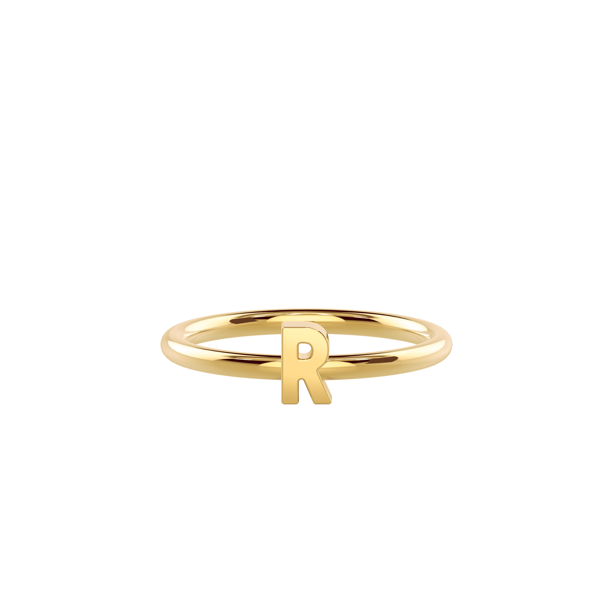 Zoë Chicco 14k Gold Pavé Diamond Initial Letter Ring – ZOË CHICCO