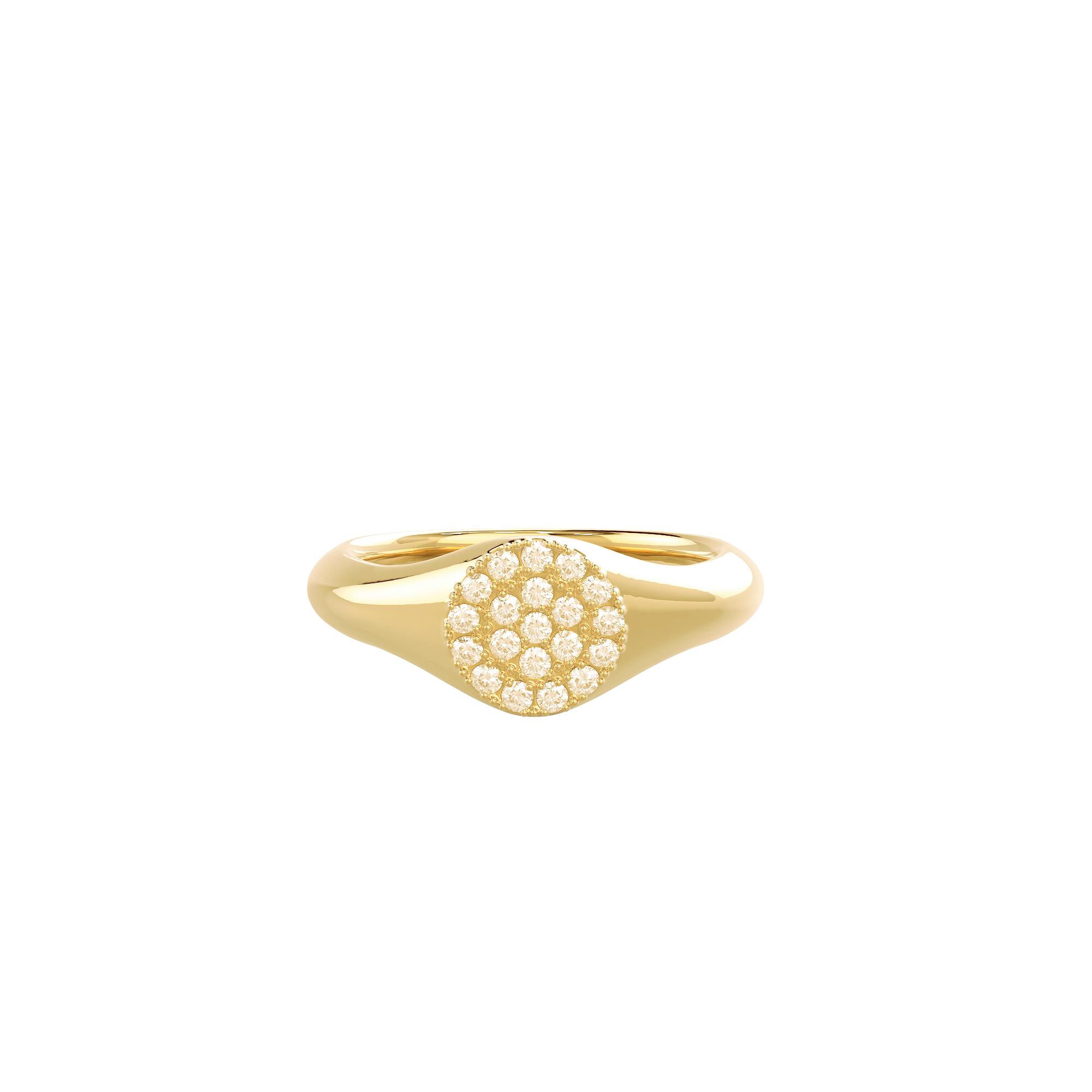 Idylle Blossom Paved Ring, 3 Golds And Diamonds - Jewelry